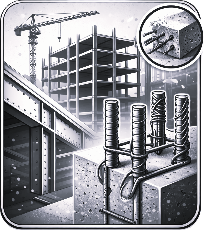 Steel and reinforced concrete structures
