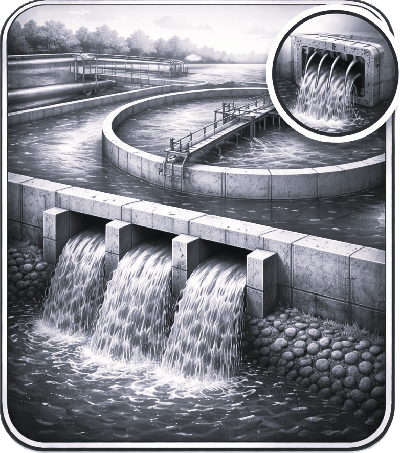 Water and wastewater retaining structures